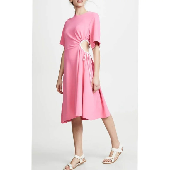 NEW See By Chloè Crepe Cut Out Dress - Picture 1 of 8